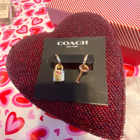 Coach Gold and Multicolor Earrings - Picture 7 of 10